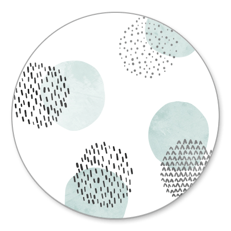 Cirkel patroon groen